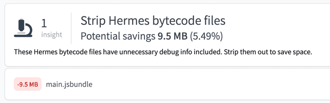 Screenshot of Shopify size analysis before and after parsing improvements
